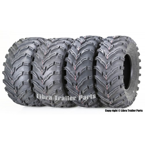 Set of 4 Roadguider ATV/UTV Tires 26x912 Front & 26x1112 Rear 6PR Mars